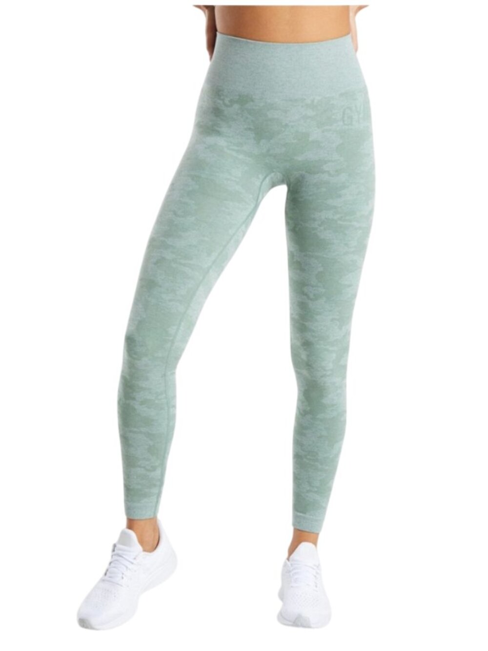 Gymshark Adapt Camo Seamless Leggings Sage Green XS